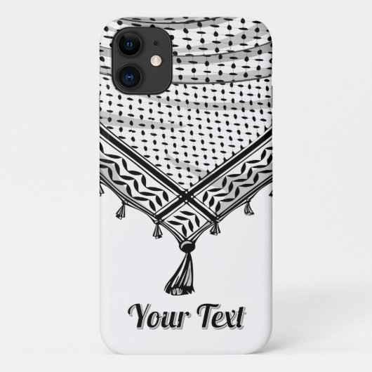 Coques Case-Mate iPhone Keffiyeh Écharpe palestinienne tissu traditionnel (Dos)