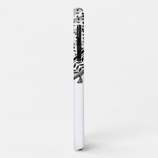 Coques Case-Mate iPhone Keffiyeh Écharpe palestinienne tissu traditionnel (Dos/Gauche)