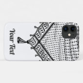 Coques Case-Mate iPhone Keffiyeh Écharpe palestinienne tissu traditionnel (Dos (Horizontal))