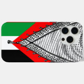 Coques Case-Mate iPhone Keffiyeh Écharpe palestinienne tissu traditionnel (Verso (horizontal))