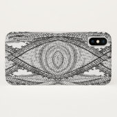 Coques Case-Mate iPhone Keffiyeh Écharpe palestinienne tissu traditionnel (Dos (Horizontal))