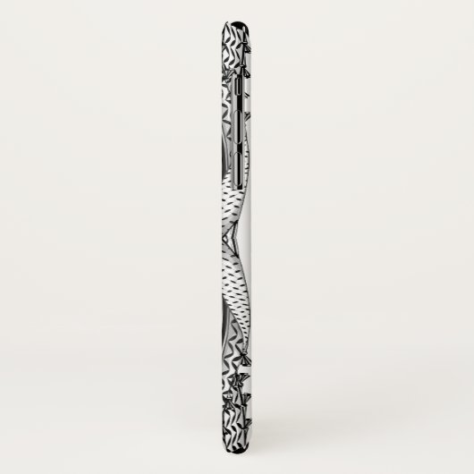 Coques Case-Mate iPhone Keffiyeh Écharpe palestinienne tissu traditionnel (Dos/Gauche)