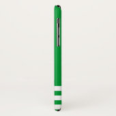 Coques Case-Mate iPhone Kelly Green corde nautique et Ancre Monogrammé (Dos/Gauche)