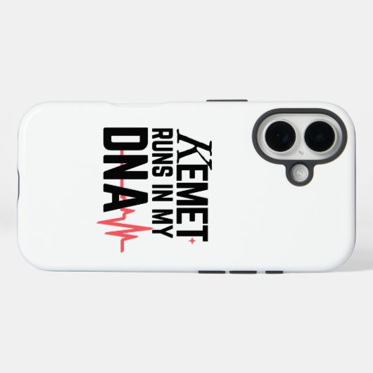 Coques Case-Mate iPhone Kemet Runs in My DNA | iPhone / iPad case (Verso (horizontal))