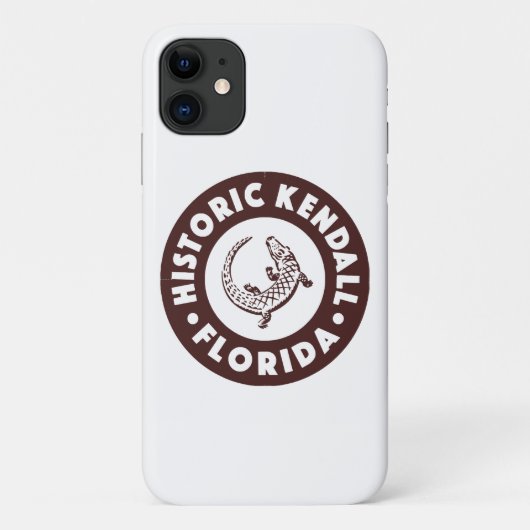 Coques Case-Mate iPhone Kendall Florida Circle - Brun (Dos)