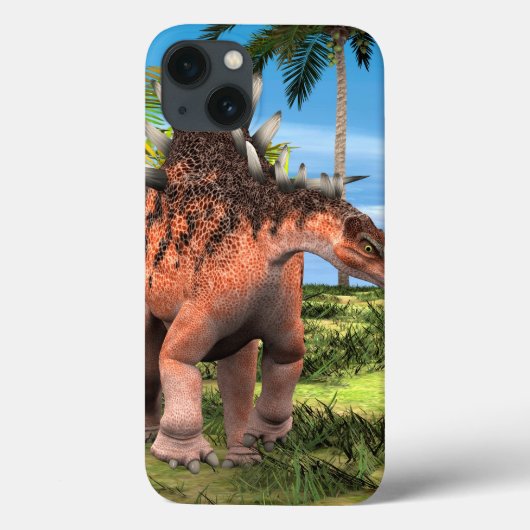 Coques Case-Mate iPhone Kentrosaurus Dinosaure Jungle Art Préhistorique (Verso)