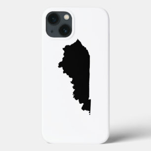 Coques Pour iPhone Kentucky en noir et blanc
