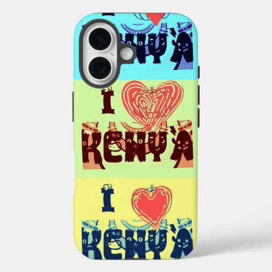 Coques Case-Mate iPhone Kenya Travel Souvenir Pop (Verso)