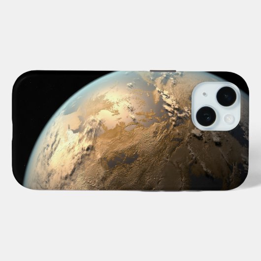 Coques Case-Mate iPhone Kepler-186f Orbitant Une Étoile Éloignée. (Verso (horizontal))