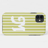 Coques Case-Mate iPhone Khaki Safari rayé (Dos (Horizontal))
