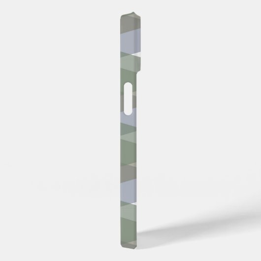 Coques Case-Mate iPhone Khaki triangles (Verso / Droite)