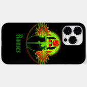 Coques Case-Mate iPhone Kherpi Dieu du Soleil Levant, Personnalisé (Verso (horizontal))