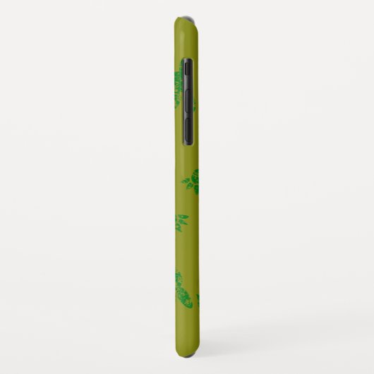 Coques Case-Mate iPhone Kids stegosaurus vert nom personnalisé (Dos/Gauche)