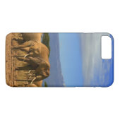 Coques Case-Mate iPhone Kilimanjaro et éléphants (Dos (Horizontal))