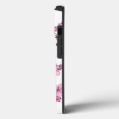 Coques Case-Mate iPhone Kimono japonais Sakura noir et blanc (Verso / Gauche)