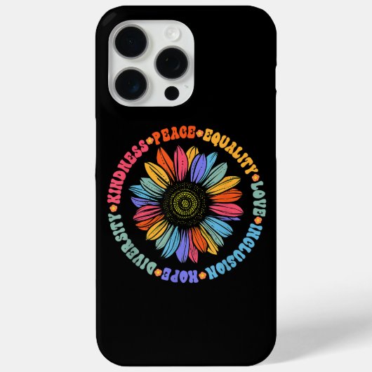 Coques Case-Mate iPhone Kindness Peace Equality Love Hope Diversity Human (Verso)