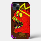 Coques Case-Mate iPhone King Calavera Skull Geek NFT Art (Verso)
