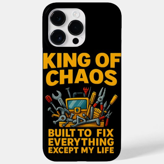 Coques Case-Mate iPhone King of Chaos iPhone 14 Pro Max Case Funny Tool (Verso)