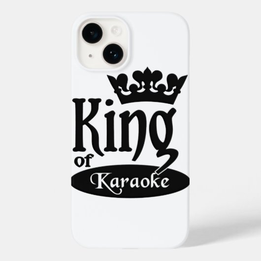 Coques Case-Mate iPhone King of Karaoke iPhone 5 Coque-Mate, personnaliser (Verso)