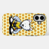 Coques Case-Mate iPhone KiniArt BEE Lighthearted (Verso (horizontal))