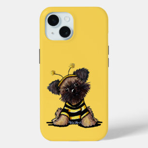 Coque Pour iPhone 15 KiniArt Bruxelles Griffon Bee