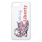Coques Case-Mate iPhone KiniArt Liberty Westie Portrait (Dos)