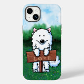 Coques Case-Mate iPhone KiniArt Samoyed (Verso)