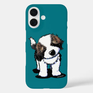 Coques iPhone 16 KiniArt St. Bernard