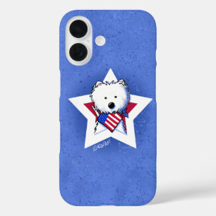 Coques iPhone 16 KiniArt Star Speckled Westie
