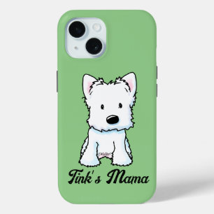Coque Pour iPhone 15 KiniArt Westie