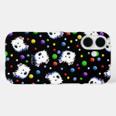 Coques Case-Mate iPhone KiniArt Westie Polka Dot (Verso (horizontal))