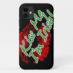 Coque Case-Mate Pour iPhone Kiss Me Je suis Irlandais Lips Coque-mate iPhone 5
