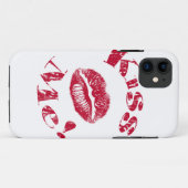 Coques Case-Mate iPhone Kiss Me ! Lips rouges (Dos (Horizontal))