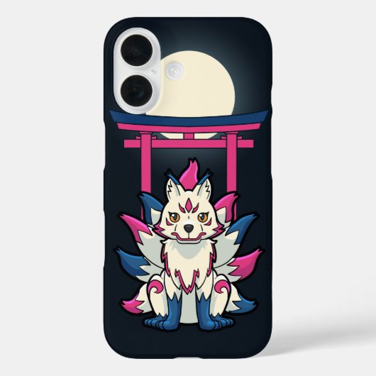 Coques Case-Mate iPhone Kitsune Fox à neuf queues - Fun Yokai (Verso)