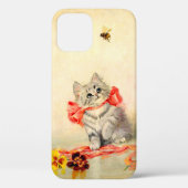 Coques Case-Mate iPhone Kitten avec ruban rouge (Verso)