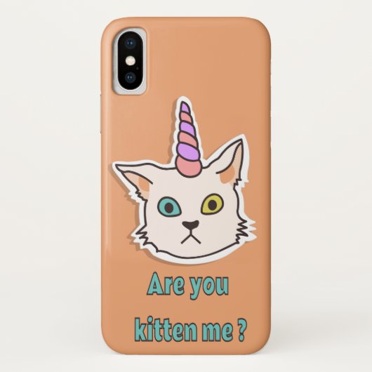 Coques Case-Mate iPhone Kitten Coque-Mate à peine iPhone X (Dos)