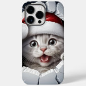 Coques Case-Mate iPhone Kitten de Noël 3D (Verso)