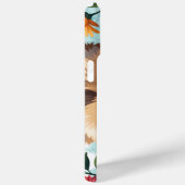 Coques Case-Mate iPhone Kitten & Fleurs (Verso / Droite)