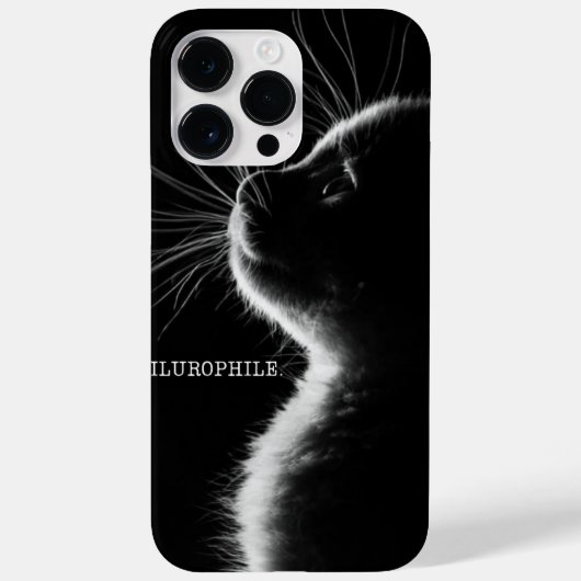 Coques Case-Mate iPhone Kitten noir "Aurophile" (Verso)