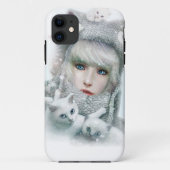 Coques Case-Mate iPhone Kitten Winter (Dos)