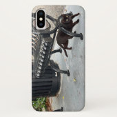 Coques Case-Mate iPhone Kitty dans le parc (Dos)