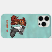 Coques Case-Mate iPhone Kitty et Puppy, Modifier votre texte (Verso (horizontal))