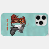 Coques Case-Mate iPhone Kitty et Puppy, Modifier votre texte (Verso (horizontal))