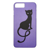 Coques Case-Mate iPhone Kitty noir mauvais aimable gothique Purle (Dos)