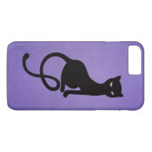 Coques Case-Mate iPhone Kitty noir mauvais aimable gothique Purle (Dos (Horizontal))