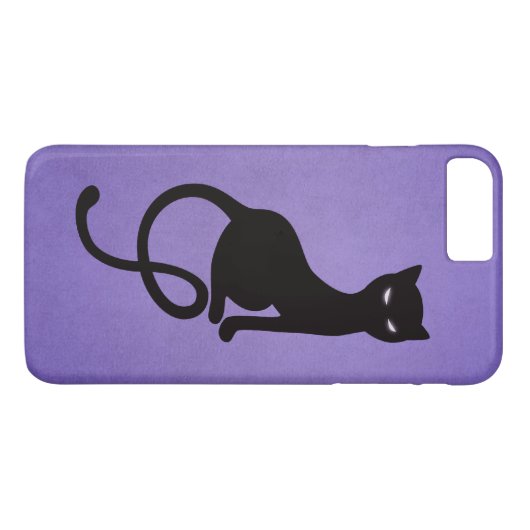 Coques Case-Mate iPhone Kitty noir mauvais aimable gothique Purle (Dos (Horizontal))