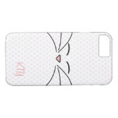 Coques Case-Mate iPhone Kitty personnalisé font face (Dos (Horizontal))