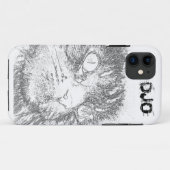 Coques Case-Mate iPhone Kitty personnalisé font face au contour (Dos (Horizontal))