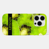 Coques Case-Mate iPhone Kiwi | Aquarelle photo de fruits (Verso (horizontal))