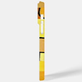 Coques Case-Mate iPhone Klee - Caractères en Jaune (Verso / Gauche)